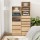 Artiss Pine 3 Chest of Drawers Tallboy Cabinet – 3 Adjustable Shelves, Handle-Free, Easy Assembly, 50.5x40.5x160cm
