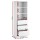 Artiss White 3 Chest of Drawers Tallboy Cabinet - Modern Handle-Free Design, Adjustable Shelves, High Weight Capacity
