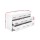Artiss 6-Drawer Lowboy, Particle Board, White, 110.5x42x69cm - Stylish Storage Solution with Melamine Finish