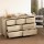 Artiss Chest of Drawers, Pine, 7 Drawers, Oak Finish, 120x39x71cm - Stylish Storage Solution, Contemporary Design