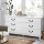 Artiss Chest of Drawers, MDF & Pine Wood, White, 120x36.5x65cm - French Provincial Design, 6 Drawers, Vintage Style