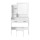 Artiss Dressing Table Set with Stool, MDF, 77x35x147cm, White, LED Mirror, Hollywood Style, Ample Storage