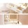 Artiss Dressing Table Set with Stool, MDF, 77x35x147cm, White, LED Mirror, Hollywood Style, Ample Storage