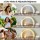 Artiss White Dressing Table Vanity Desk with LED Mirror USB Type C Charging Station and Six Drawers 100-120cm