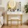 Artiss White Dressing Table Vanity with Adjustable LED Mirror Built in USB Type C Charging and Stool