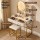 Artiss White Dressing Table Vanity with Adjustable LED Mirror Built in USB Type C Charging and Stool