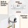 Artiss White Dressing Table Vanity with Adjustable LED Mirror Built in USB Type C Charging and Stool
