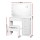 Artiss Darcy White Dressing Table Set with Stool, 15 LED Bulbs, 4 Drawers, Premium MDF, 89x40x136cm, Hollywood Mirror