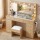 Artiss Dressing Table Vanity Desk Set - 120cm Wood with LED Mirror, 11 Drawers, Stool, Charging Station & Glass Top
