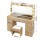 Artiss Dressing Table Vanity Desk Set - 120cm Wood with LED Mirror, 11 Drawers, Stool, Charging Station & Glass Top