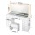 Artiss White Vanity Desk Set with LED Mirror, 11 Drawers, Tempered Glass, Charging Station, Foam-Padded Stool, 120cm