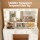 Artiss White Vanity Desk Set with LED Mirror, 11 Drawers, Tempered Glass, Charging Station, Foam-Padded Stool, 120cm