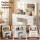 Artiss White Vanity Desk Set with LED Mirror, 11 Drawers, Tempered Glass, Charging Station, Foam-Padded Stool, 120cm