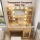Artiss Dressing Table Vanity Desk Set with 10 LED Bulbs, RGB Light, USB Ports, Stool, Wood Finish, 90x40x142cm