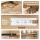 Artiss Wood LED Vanity Desk with Mirror, Charging Station, Drawers, and Shelves - 121x40x136cm