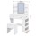 Artiss LED Vanity Dressing Table with Hollywood Mirror 3 Colour Lights Built in Charging Station White