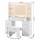 Artiss Dressing Table Vanity Desk Set 110cm LED Mirror Built‑in Charging Station Hairdryer Holder White
