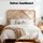 Artiss FRED Queen Bed Headboard - Pine Rattan, Rustic Boho Design, No Installation, Easy to Maintain, 155x3x112cm