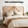 Artiss FRED Queen Bed Headboard - Pine Rattan, Rustic Boho Design, No Installation, Easy to Maintain, 155x3x112cm