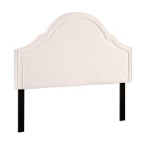 Artiss Queen Bed Frame Headboard - Beige Velvet, Wood-Plastic Composite, Pine Legs, Scalloped Design, 160x7.5x137cm