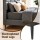 Artiss Queen Bed Headboard Linen Fabric Charcoal Grid Tufted 8cm High Density Foam Steel Legs 153x120cm