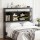 Artiss King Single Storage Bedhead with Integrated Charging Station Black MDF Metal Hidden Storage Compartment