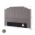 Artiss Vela Velvet Bed Headboard King 183cm Grey Velvet Upholstered 8cm Foam Solid Timber Frame Breathable Back