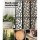 Artiss 4 Panel Room Divider Screen - 162x170cm Clover Black | Eco-Friendly, Portable, Pine Wood Design, Easy Assembly