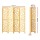 Artiss 4 Panel Room Divider Screen 162x170cm Clover Natural - Eco-Friendly, Portable, and Durable Home Privacy Solution
