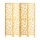 Artiss 4 Panel Room Divider Screen 162x170cm Clover Natural - Eco-Friendly, Portable, and Durable Home Privacy Solution