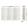 Artiss 6 Panel Room Divider Screen 244x170cm Clover White - Solid Pine Wood, Eco-Friendly, Foldable, Portable Design