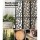 Artiss 8 Panel Clover Black Room Divider, 325x170cm – Eco-Friendly Pine Wood, Foldable, Portable, Crack & Water Resistant