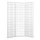 Artiss 3 Panel Room Divider Screen White 131x179cm Solid Pine Wood, Foldable, Eco-Friendly, Non-Woven Fabric