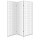 Artiss 3 Panel Room Divider Screen White 131x179cm Solid Pine Wood, Foldable, Eco-Friendly, Non-Woven Fabric