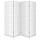 Artiss 4 Panel Room Divider Screen, White, 174x179cm – Solid Pine Wood, Eco-Friendly, Foldable, Oriental Design