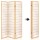Artiss 6-Panel Room Divider Screen, Natural - Solid Pine & Non-Woven Fabric, 261x179cm, Eco-Friendly & Foldable Design