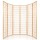 Artiss 6-Panel Room Divider Screen, Natural - Solid Pine & Non-Woven Fabric, 261x179cm, Eco-Friendly & Foldable Design