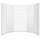 Artiss 6-Panel Room Divider, White, 261x179cm – Eco-Friendly, Solid Pine & Non-Woven Fabric, Foldable Privacy Screen