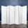Artiss 6-Panel Room Divider, White, 261x179cm – Eco-Friendly, Solid Pine & Non-Woven Fabric, Foldable Privacy Screen