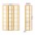 Artiss 3 Panel Room Divider Screen 132x179cm - Natural Pine & Fabric, Eco-Friendly, Portable & Foldable Design