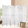 Artiss 6 Panel Room Divider Screen 245x170cm White - Solid Paulownia Wood, Eco-Friendly, Foldable, Waterproof Design