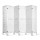 Artiss 6 Panel Room Divider Screen 245x170cm White - Solid Paulownia Wood, Eco-Friendly, Foldable, Waterproof Design