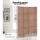 Artiss 4 Panel Room Divider Screen - 163x170cm, Natural Woven, Poplar Wood, Eco-Friendly, Foldable, Water-Resistant