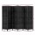 Artiss 6 Panel Room Divider Screen 245x170cm, Black - Eco-Friendly, Hand-Woven, New Zealand Pine, Foldable & Durable