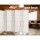 Artiss 8 Panel Room Divider, 326x170cm, Woven White, Poplar Wood, Hand-Woven, Eco-Friendly, Foldable, Lightweight