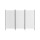 Artiss 3 Panel Room Divider 260x180cm - White Fabric, Foldable, Lightweight, Metal Frame, Home & Office Privacy Screen