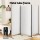 Artiss 3 Panel Room Divider 260x180cm - White Fabric, Foldable, Lightweight, Metal Frame, Home & Office Privacy Screen