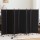 Artiss 6 Panel Room Divider Screen 323cm Black Oxford Fabric, Foldable, Lockable Wheels, Privacy Partition