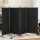 Artiss 4-Panel Room Divider Screen, 345x180cm, Black Velvet - Elegant, Foldable Privacy Solution with Metal Frame