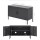 ArtissIn Artiss Buffet Sideboard Metal Cabinet, Cold Rolled Steel, Charcoal, 100x40x64cm, Modern Storage Solution